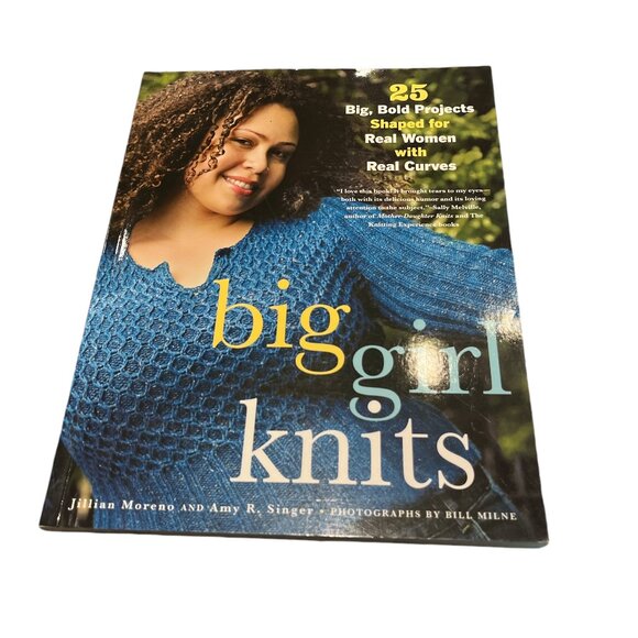 BOOK Big Girl Knits 25 Big Bold Projects by Jillian Moreno & Amy Singer - Picture 1 of 7